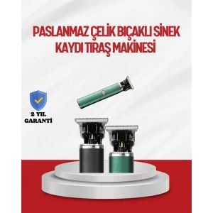 Saç Sakal Ense Paslanmaz Çelik T-Bıçak Vücut Tıraş Makinesi