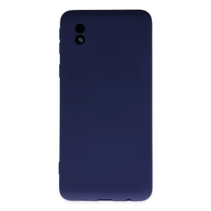 Samsung Galaxy A01 Core Kılıf Nano İçi Kadife Silikon - Lacivert