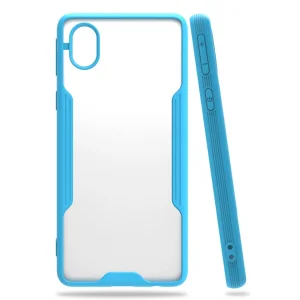 Samsung Galaxy A01 Core Kılıf Platin Silikon - Mavi