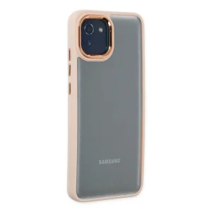 Samsung Galaxy A03 Kılıf Dora Kapak - Pudra
