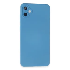 Samsung Galaxy A05 Kılıf Nano İçi Kadife Silikon - Mavi