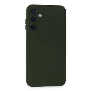 Samsung Galaxy A05s Kılıf Nano İçi Kadife Silikon - Koyu Yeşil