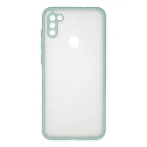 Samsung Galaxy A11 Kılıf Montreal Silikon Kapak - Turkuaz