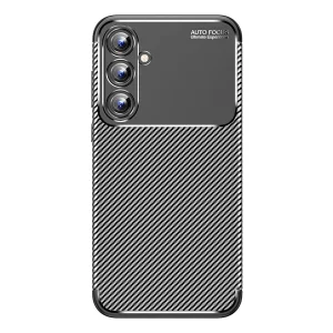 Samsung Galaxy A15 4g Kılıf Auto Focus Karbon Kapak - Siyah