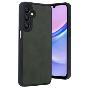 Samsung Galaxy A16 5g Kılıf Aras Deri Kapak - Koyu Yeşil