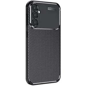 Samsung Galaxy A16 5g Kılıf Auto Focus Karbon Kapak - Siyah