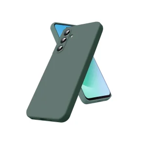 Samsung Galaxy A17 5g Nano İçi Kadife Silikon - Koyu Yeşil