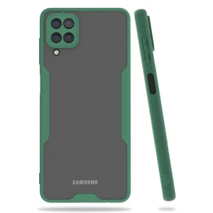 Samsung Galaxy A22 Kılıf Platin Silikon - Yeşil