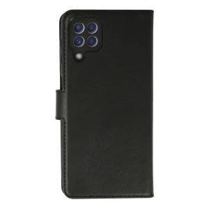 Samsung Galaxy A22 Kılıf Trend S Plus Kapaklı Kılıf - Siyah