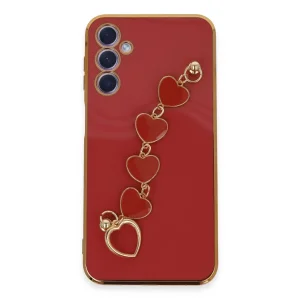 Samsung Galaxy A24 4g Kılıf Esila Silikon - Kırmızı