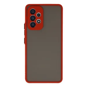 Samsung Galaxy A33 5g Kılıf Montreal Silikon Kapak - Kırmızı