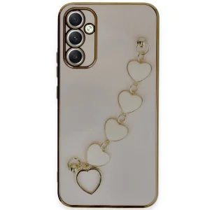 Samsung Galaxy A34 5g Kılıf Esila Silikon - Pudra