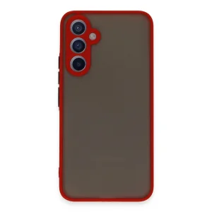 Samsung Galaxy A34 5g Kılıf Montreal Silikon Kapak - Kırmızı