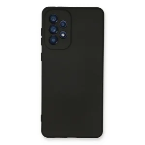 Samsung Galaxy A53 5g Kılıf Nano İçi Kadife Silikon - Siyah