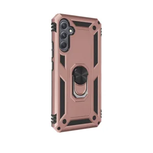 Samsung Galaxy A54 5g Kılıf Sofya Yüzüklü Silikon Kapak - Rose