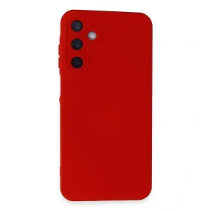 Samsung Galaxy A55 5g Kılıf Nano İçi Kadife Silikon - Kırmızı