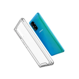Samsung Galaxy A91 / S10 Lite Kılıf Lüx Şeffaf Silikon