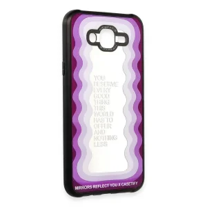 Samsung Galaxy J7 Kılıf Mirror Desenli Kapak - Mirror - 5