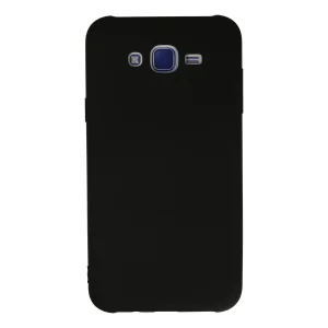 Samsung Galaxy J7 Kılıf Nano İçi Kadife Silikon - Siyah