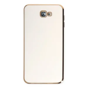Samsung Galaxy J7 Prime Kılıf Volet Silikon - Beyaz