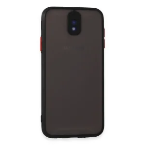 Samsung Galaxy J7 Pro / J730 Kılıf Montreal Silikon Kapak - Siyah