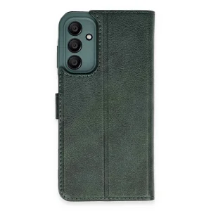 Samsung Galaxy M15 Kılıf Trend S Plus Kapaklı Kılıf - Yeşil