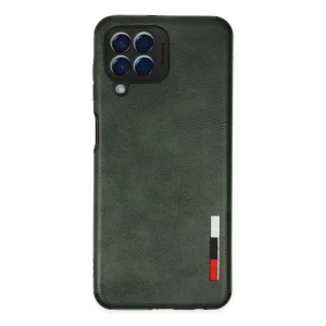 Samsung Galaxy M33 Kılıf Loop Deri Silikon - Yeşil