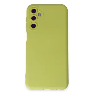 Samsung Galaxy M34 5g Kılıf Nano İçi Kadife Silikon - Sarı