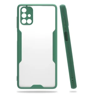 Samsung Galaxy M51 Kılıf Platin Silikon - Yeşil