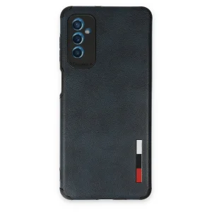 Samsung Galaxy M52 5g Kılıf Loop Deri Silikon - Lacivert