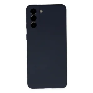 Samsung Galaxy S21 Plus Kılıf Nano İçi Kadife Silikon - Lacivert