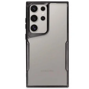 Samsung Galaxy S23 Ultra Kılıf Boyi Silikon Kapak - Siyah