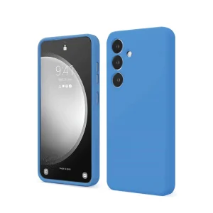 Samsung Galaxy S24 Fe Kılıf First Silikon - Mavi