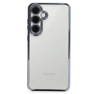 Samsung Galaxy S24 Fe Kılıf Razer Lensli Silikon - Lacivert