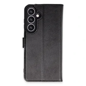 Samsung Galaxy S24 Fe Kılıf Trend S Plus Kapaklı Kılıf - Siyah