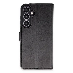 Samsung Galaxy S24 Fe Kılıf Trend S Plus Kapaklı Kılıf - Siyah