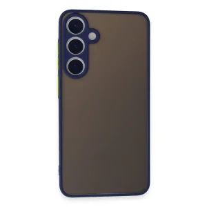 Samsung Galaxy S24 Kılıf Montreal Silikon Kapak - Lacivert