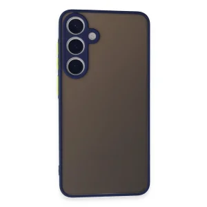 Samsung Galaxy S24 Kılıf Montreal Silikon Kapak - Lacivert