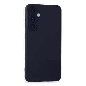 Samsung Galaxy S24 Kılıf Nano İçi Kadife Silikon - Lacivert