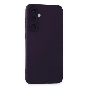 Samsung Galaxy S24 Kılıf Nano İçi Kadife Silikon - Mor