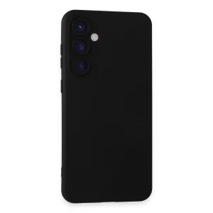 Samsung Galaxy S24 Plus Kılıf Nano İçi Kadife Silikon - Siyah