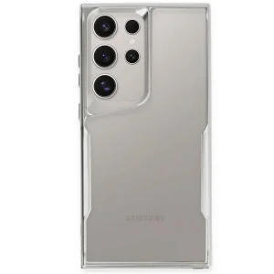 Samsung Galaxy S24 Ultra Kılıf Boyi Silikon Kapak - Gümüş