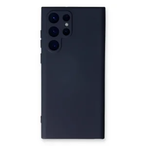 Samsung Galaxy S24 Ultra Kılıf Nano İçi Kadife Silikon - Lacivert
