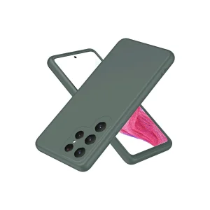 Samsung Galaxy S25 Ultra Kılıf First Silikon - Koyu Yeşil