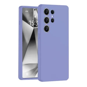 Samsung Galaxy S25 Ultra Kılıf Nano İçi Kadife Silikon - Lila