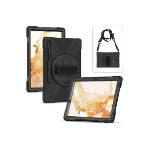 Samsung Galaxy T737 Tab S7 Fe 12.4 Kılıf Amazing Tablet Kapak - Siyah