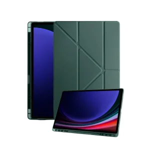 Samsung Galaxy Tab A11 Kalemlikli Mars Tablet Kılıfı - Koyu Yeşil