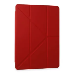 Samsung Galaxy Tab A9 Kılıf Kalemlikli Mars Tablet Kılıfı - Kırmızı