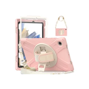 Samsung Galaxy X200 Tab A8 10.5 Kılıf Amazing Tablet Kapak - Pembe