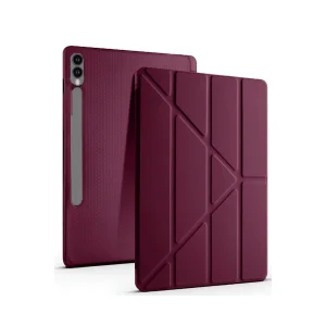 Samsung Galaxy X510 Tab S9 Fe 11 Kılıf Kalemlikli Mars Tablet Kılıfı - Mürdüm